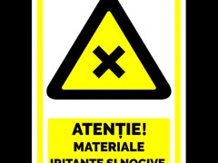 Indicator pentru materiale iritante si nocive