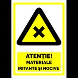 Indicator pentru materiale iritante si nocive